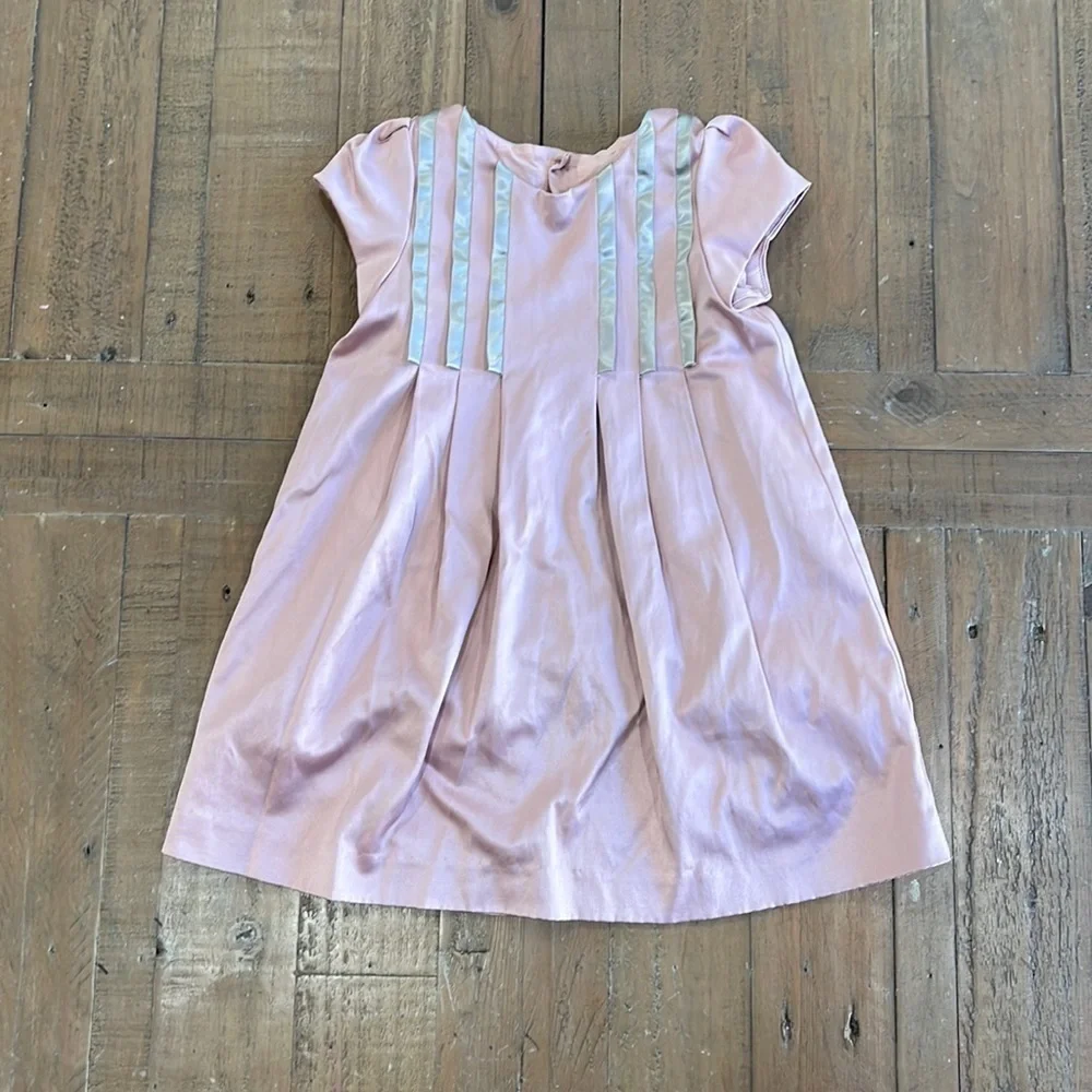 Jacadi rose pleated formal dress